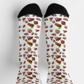 Delicious Waterverf Chocolate Desserts Sokken (Top)