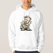 DeLighted kerstterrier Hoodie (Voorkant)