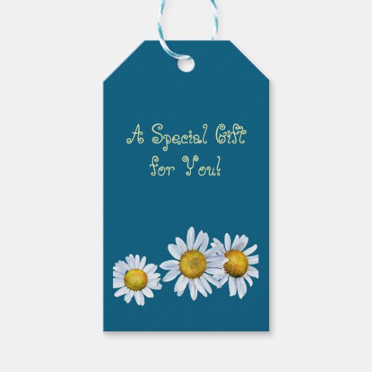 Delightful Daisies Gift Decor Cadeaulabel (Voorkant)