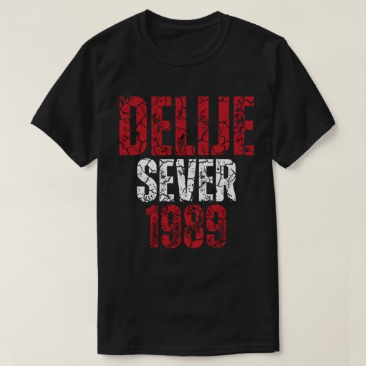 Delije Sever 1989 T-shirt (Design voorkant)