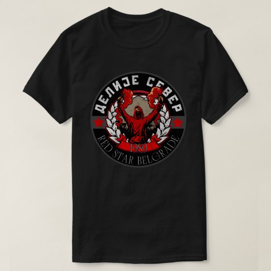 Delije Sever 1989 Zvezda T-shirt (Design voorkant)
