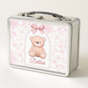 Delilah Aangepaste Roze Teddybeer Nursery Design