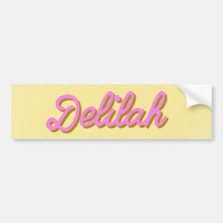 Delilah Bumpersticker