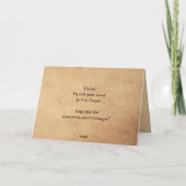 Delilah la carte de porc (Dos)