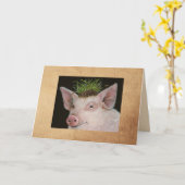 Delilah la carte de porc (Fleur jaune)