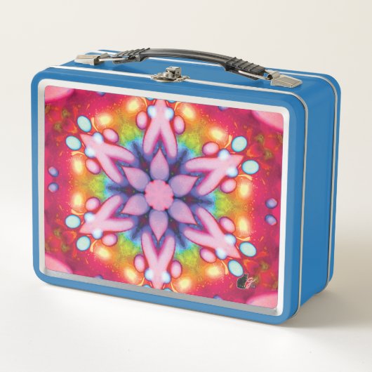 Delish Kaleidoscope Metalen Lunchbox (Voorkant)