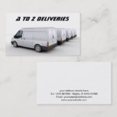 Delivery Van Visitekaartje (Voorkant / Achterkant)
