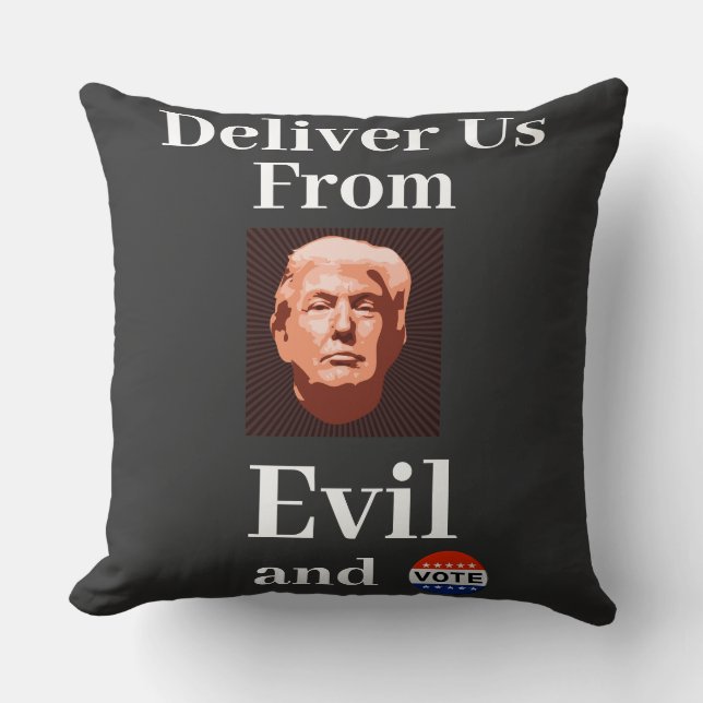Délivrez-nous du mal Coussin décoratif (Recto)