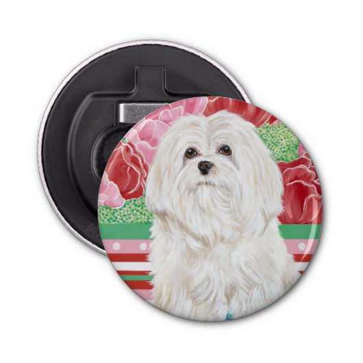 Della Roos Maltese Button Flesopener (Voorkant)