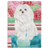 Della Roos Maltese Klembord (Achterkant)