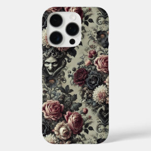 🩸 Dellamorte Dellamore – Gotisch bloemontwerp iPhone 16 Pro Hoesje