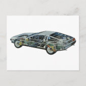 DeLorean Briefkaart (Voorkant)