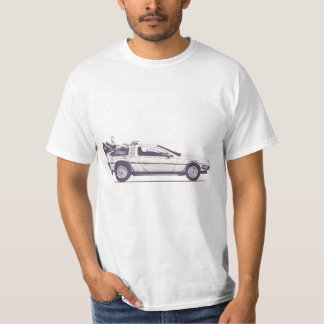 Delorian de volviendo al futuro t-shirt