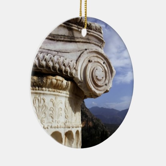 Delphi Temple Keramisch Ornament (Rechts)