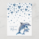 Delphine en baby Moederdag, Happy Moederdag Briefkaart (Voorkant)