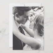 Delphinium blauwe bloemen verandering van huwelijk kaart (Achterkant)