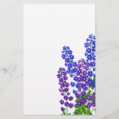 Delphinium Larkspur Jardin Floral Papeterie (Devant)