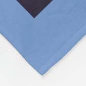 Delphinium mandala fleece deken (Hoek)