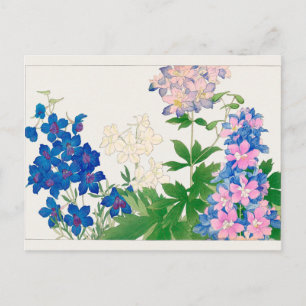 Delphinium van Tanigami Konan Briefkaart
