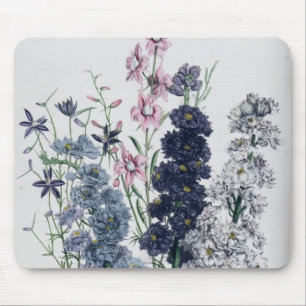 Delphiniums, van de "damestuin" muismat