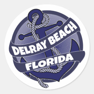 Delray Beach Florida autocollants d'ancrage tourbi