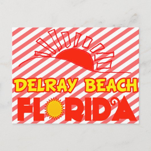 Delray Beach, Florida Briefkaart (Voorkant)