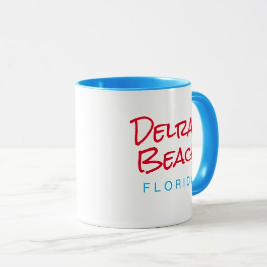 Delray Beach Florida Café Mug (Devant droit)
