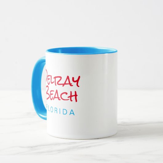 Delray Beach Florida Café Mug (Devant gauche)
