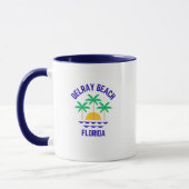 Delray Beach Florida Café Mug (Gauche)
