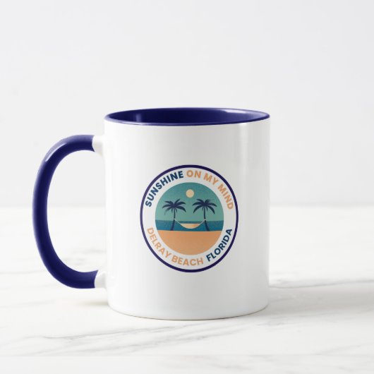 Delray Beach Florida Coffee Mok (Links)