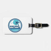 Delray Beach Florida Palm Tree Birds Bagagelabel (Voorkant horizontaal)