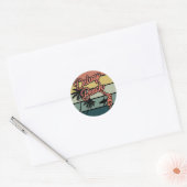 Delray Beach, Florida Ronde Sticker (Envelop)
