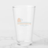 Delray Beach Florida Sun Palm Trees Glas (Achterkant)