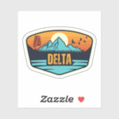 Delta, Alabama Sticker (Vel)