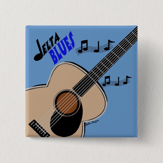 Delta Blues Button (Voorkant)