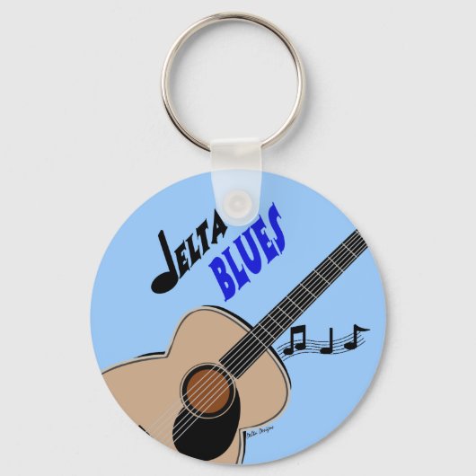 Delta Blues Sleutelhanger (Voorkant)