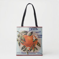 Delta Brand Sinaasappels Citrus Crate Label