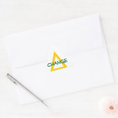 Delta=Change Driehoek Sticker (Envelop)