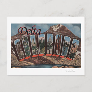 Delta, ColoradoLarge Letter ScenesDelta, CO Briefkaart