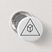 Delta Cubes Ronde Button 3,2 Cm (Voorkant /achterkant)