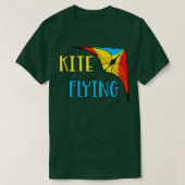 Delta Glider Hang Gliding Stunt Kite T-shirt (Design voorkant)