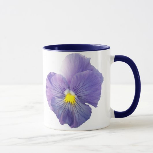 Delta Light Blue Pansy Mok (Rechts)