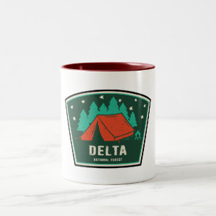 Delta National Forest Camping Tweekleurige Koffiemok