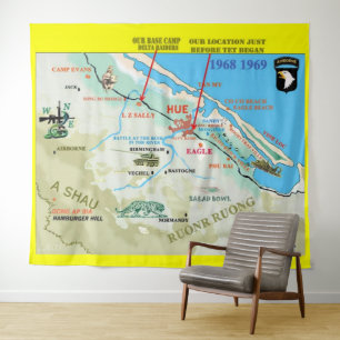 DELTA RAIDERS AO (operatiegebied) Wandkleed