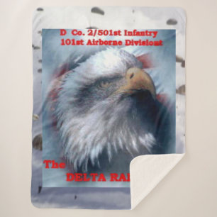 DELTA RAIDERS met EAGLE Sherpa Deken