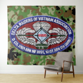 DELTA RAIDERS van de VIETNAM VERENIGING Wandkleed