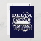 Delta Records Briefkaart (Voorkant / Achterkant)