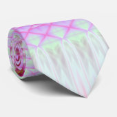 Delta roze Stropdas (Opgerold)