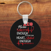 Delta Sigma Theta Sorority Nurse Sleutelhanger (Voorkant)