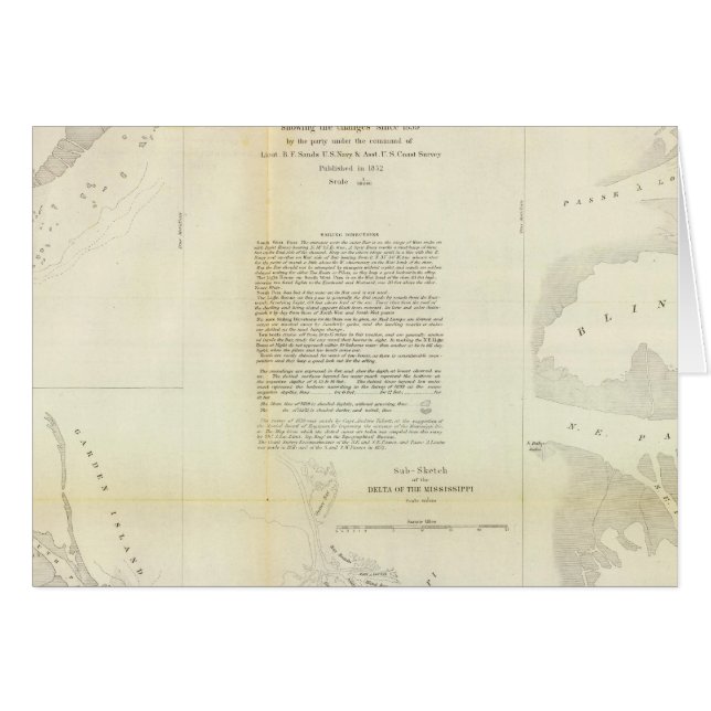 Delta van de Mississippi (Voorkant Horizontaal)